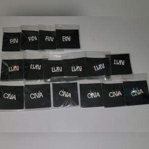 Rhinestone Brooch Set Gift Medical Nurses RN CNA LVN 16 Pcs